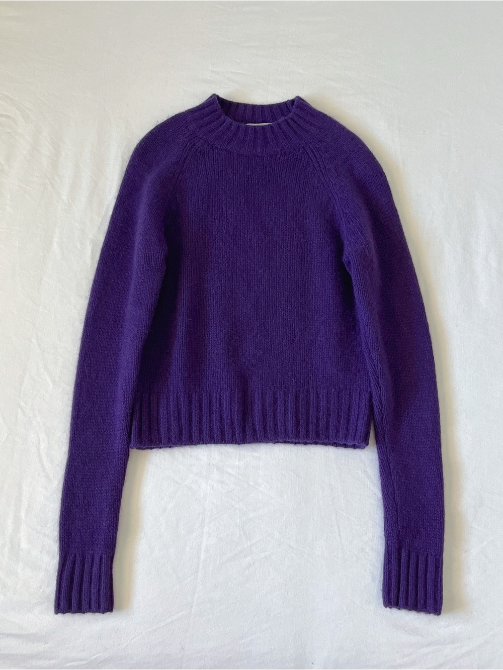 Vince 100% Cashmere Purple Sweater Minimal Luxury
